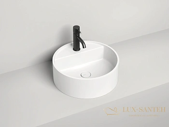 раковина salini armonia 130126m s-stone 45x45 см, белый